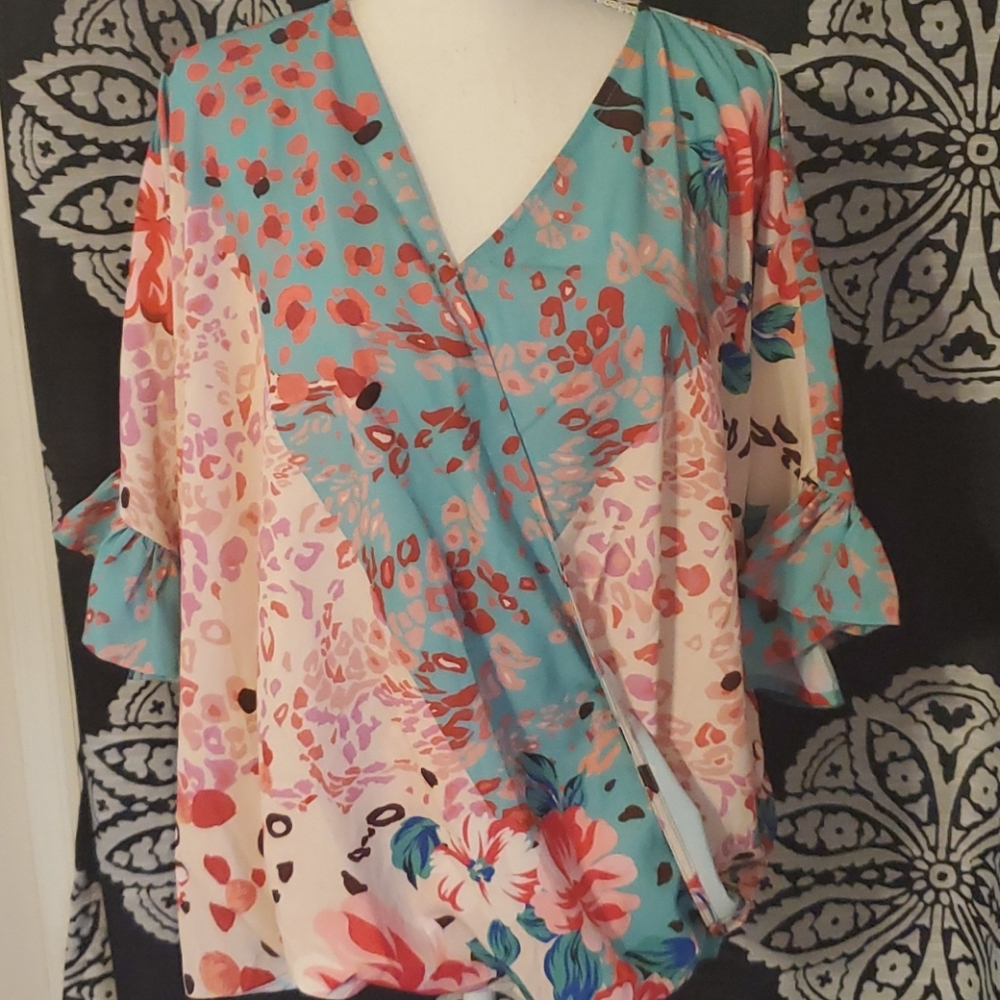 Boho wrap top